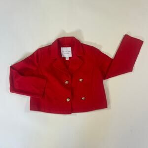 Janie and Jack Girls Red Blazer Jacket Size 5/6